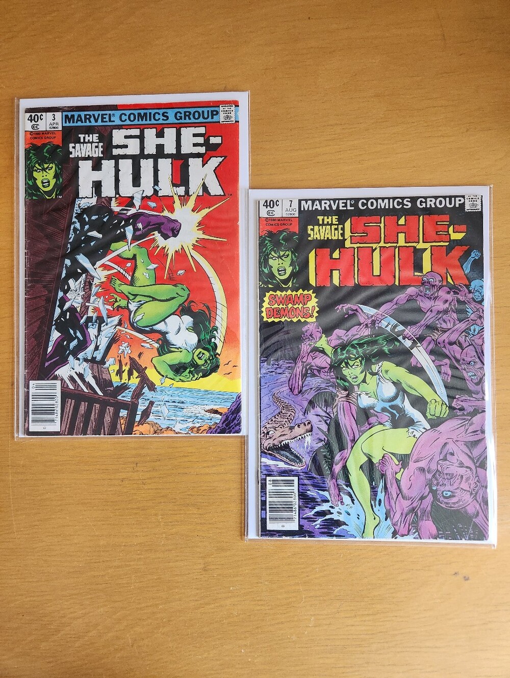 Savage She-Hulk #3, #7 - 80s Comic Books (Lot of 2) 